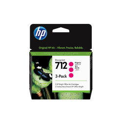 HP 712 3-Pack 29-ml Magenta Référence: W125916947