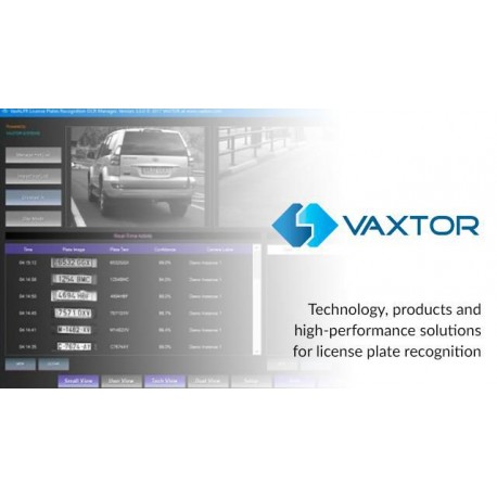 Ernitec Vaxtor ALPR OC License Reference: W128819176