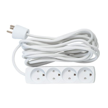 MicroConnect 4-way Danish Power Strip 5m Référence: W125917874