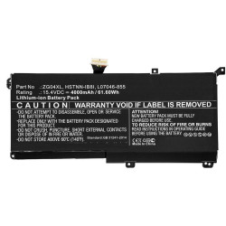 CoreParts Laptop Battery for HP 61.60Wh Reference: W125993436
