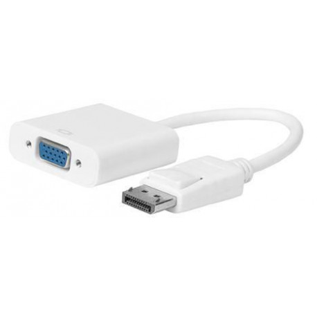 MicroConnect Displayport-VGA M-F, 15cm Reference: DPVGA15CMW