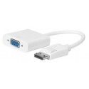 MicroConnect Displayport-VGA M-F, 15cm Reference: DPVGA15CMW
