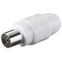 Goobay TV COAXIAL PLUG 9.5 MM FEM - Référence: W128320994
