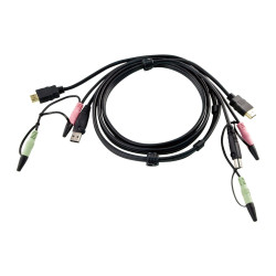Aten USB HDMI KVM Cable 1.8m Reference: 2L-7D02UH