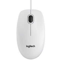 Logitech B100, Corded mouse,White Reference: 910-003360