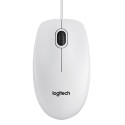 Logitech B100, Corded mouse,White Reference: 910-003360