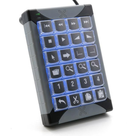 P.I. Engineering X-Keys Desktop USB 24 keys Reference: XK-24-USB-R