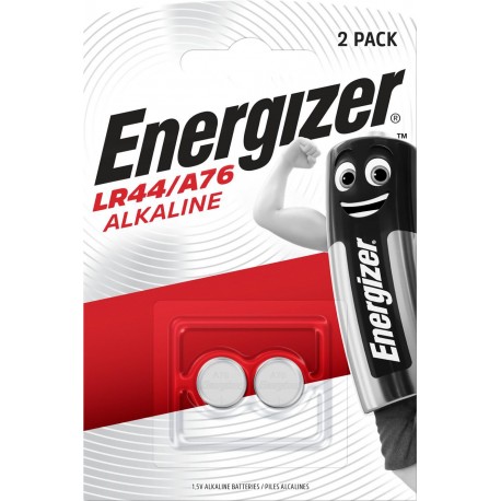 Energizer Battery LR44/A76 Alkaline 2-pa Reference: 7638900083071