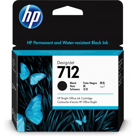 HP 712 80-ml Black Designjet Ink Reference: W125916951