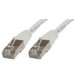 MicroConnect F/UTP CAT5e 0.5m White PVC Reference: B-FTP5005W