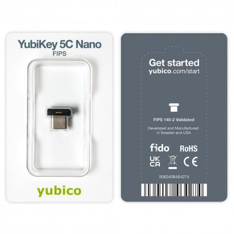Yubico YubiKey 5C Nano - USB-C Reference: W128844641