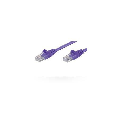 MicroConnect U/UTP CAT5e 0.5M Purple PVC Reference: B-UTP5005P