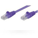 MicroConnect U/UTP CAT5e 0.5M Purple PVC Reference: B-UTP5005P
