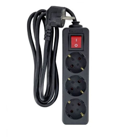MicroConnect 3-way Schuko Power Strip Référence: W128812656