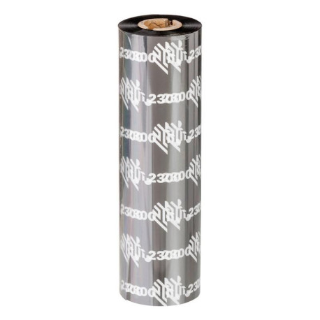 Zebra Ribbon, Wax, 156mm x 450m Référence: 02300BK15645