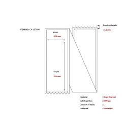 Capture Ship-label 105 x 220mm, Référence: W128432911