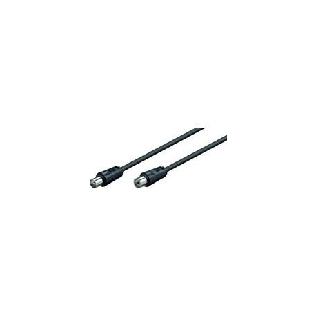 MicroConnect Coax M-F 5m Black 75 Ohm Reference: COAX050