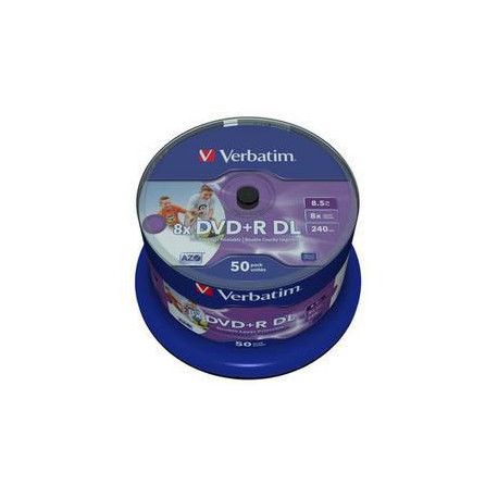 Verbatim DVD+R Double Layer 8X 8.5GB Référence: 43703