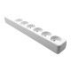 MicroConnect Danish Power Strip 6-way White Référence: W128409736