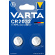 Varta 1x2 CR 2032 Reference: 06032101402