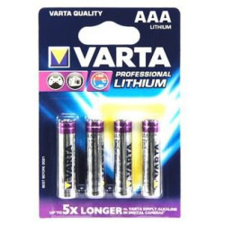 Varta Professional Lithium AAA Reference: 06103301404