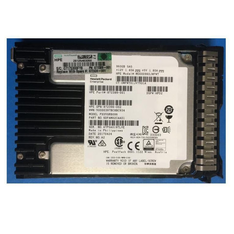 Hewlett Packard Enterprise 900GB SAS 12G SFF RI DS SC Reference: 872432-001