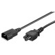 MicroConnect Power Cord C5 - C14 1m Référence: PE080610