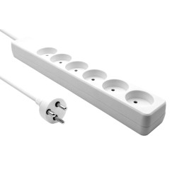 MicroConnect Danish Power Strip 6-way Référence: W128433097