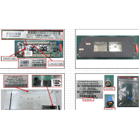 HP SPS-PCA MLB BL460C GEN10 Référence: W127005350