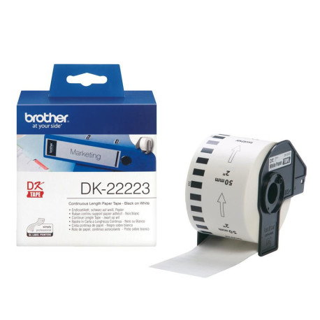 Brother White Continuous Labels 50mm Reference: DK-22223