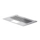 HP TOP COVER RTX W/KB BL ITL Référence: W126067621
