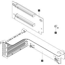 Lenovo DCG TS x16/x8 PCIe Riser Référence: W127796974 