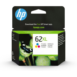 HP 62Xl High Yield Tri-Color Référence: W128253599