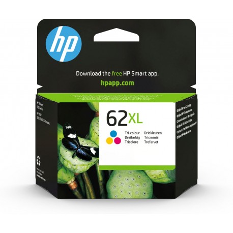 HP 62Xl High Yield Tri-Color Référence: W128253599