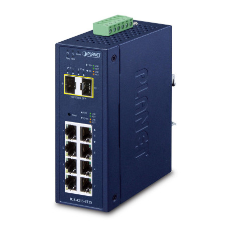 Planet IP30 Industrial L2/L4 8-Port Référence: W126362464
