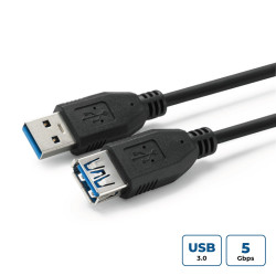MicroConnect USB 3.2 Gen 1 A-A 2m M-F, Référence: USB3.0AAF2B