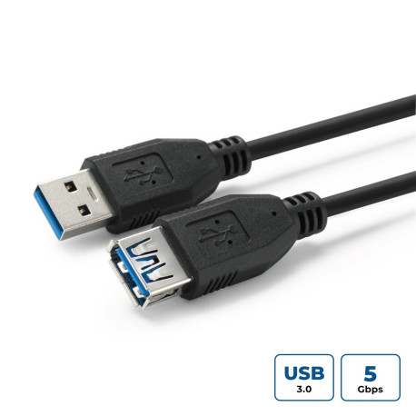 MicroConnect USB 3.2 Gen 1 A-A 2m M-F, Référence: USB3.0AAF2B