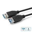 MicroConnect USB 3.2 Gen 1 A-A 2m M-F, Référence: USB3.0AAF2B