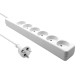 MicroConnect Danish Power Strip 6-way Référence: W128444267