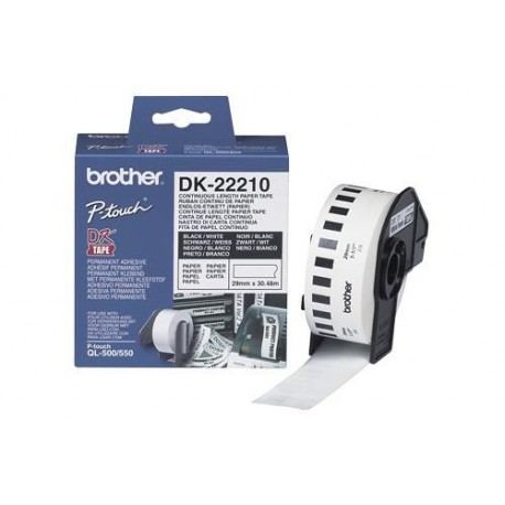 Brother DK22210 CONTINUOUS PAPER TAPE 