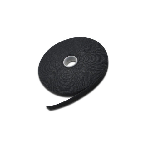 MicroConnect Velcro Tape 15mm, 10m, Black Reference: CABLETAPE1