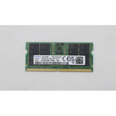 Lenovo 16GB DDR5 SODIMM memory Référence: W128102442