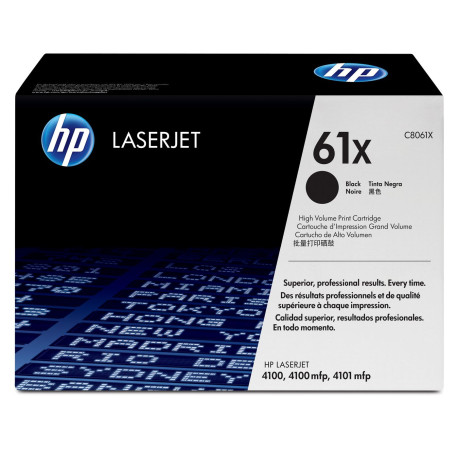 HP Toner Black LJ 4100 Référence: C8061X