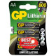 GP AA lithium batteri 1.5V, Référence: 103154