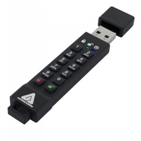 Apricorn 64GB Secure USB 3.0 256-bit Reference: ASK3Z-64GB