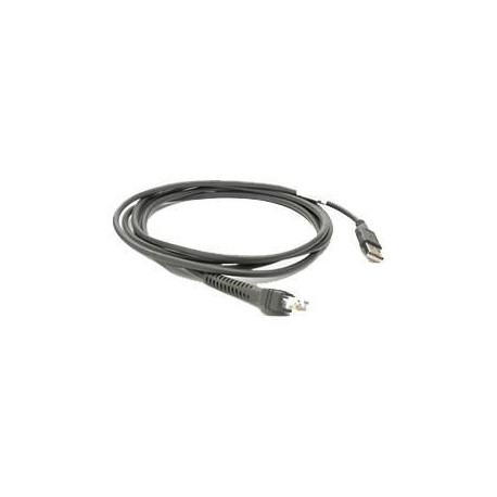 Zebra USB Cable Serie A, Grey, 2.1m Reference: CBA-U01-S07ZAR