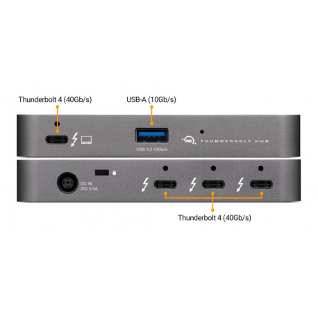 OWC Thunderbolt Hub - 3 x TB4 Reference: W125947845
