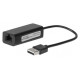 MicroConnect USB2.0 to Ethernet, Black Reference: USBETHB