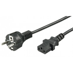 MicroConnect Power Cord CEE 7/7 - C13 1.8m Reference: PE020418