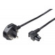 MicroConnect Power Cord UK - C5 1.8m Black Reference: PE090818A